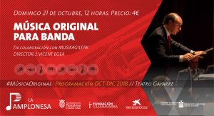 MÚSICA ORIGINAL PARA BANDA @ Teatro Gayarre